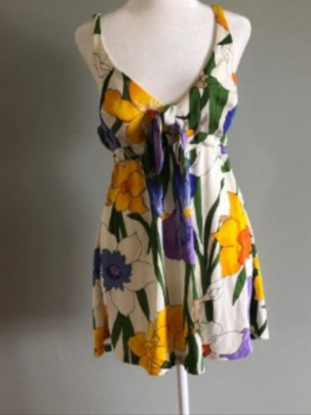 Vintage 1960s 1970s Sandcastle Floral Swimsuit